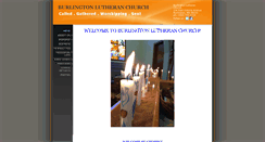 Desktop Screenshot of burlingtonlutheran.org